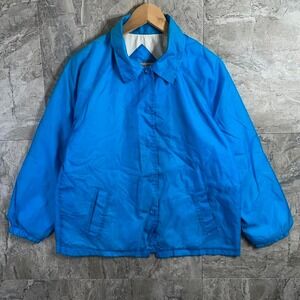 Vintage 80s Current Seen Blue windbreaker jacket Woman's Size Medium